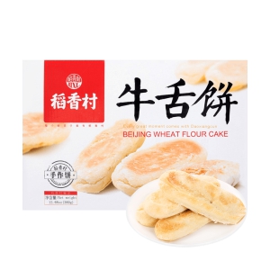 【国潮点心】稻香村 牛舌饼 椒盐咸味点心 360g